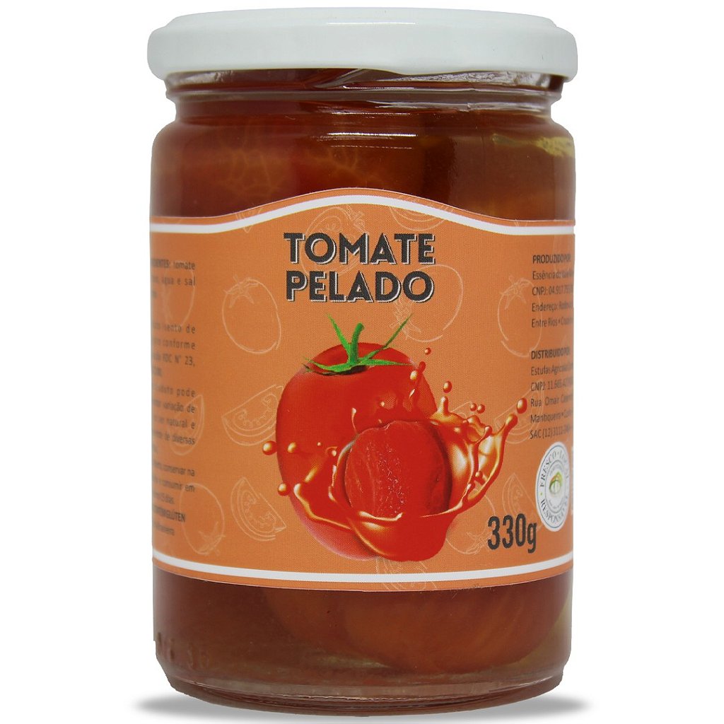 15446391514-d06c9c3e0f.jpg Tomate Pelado Horticunha 340g - Imagem 1