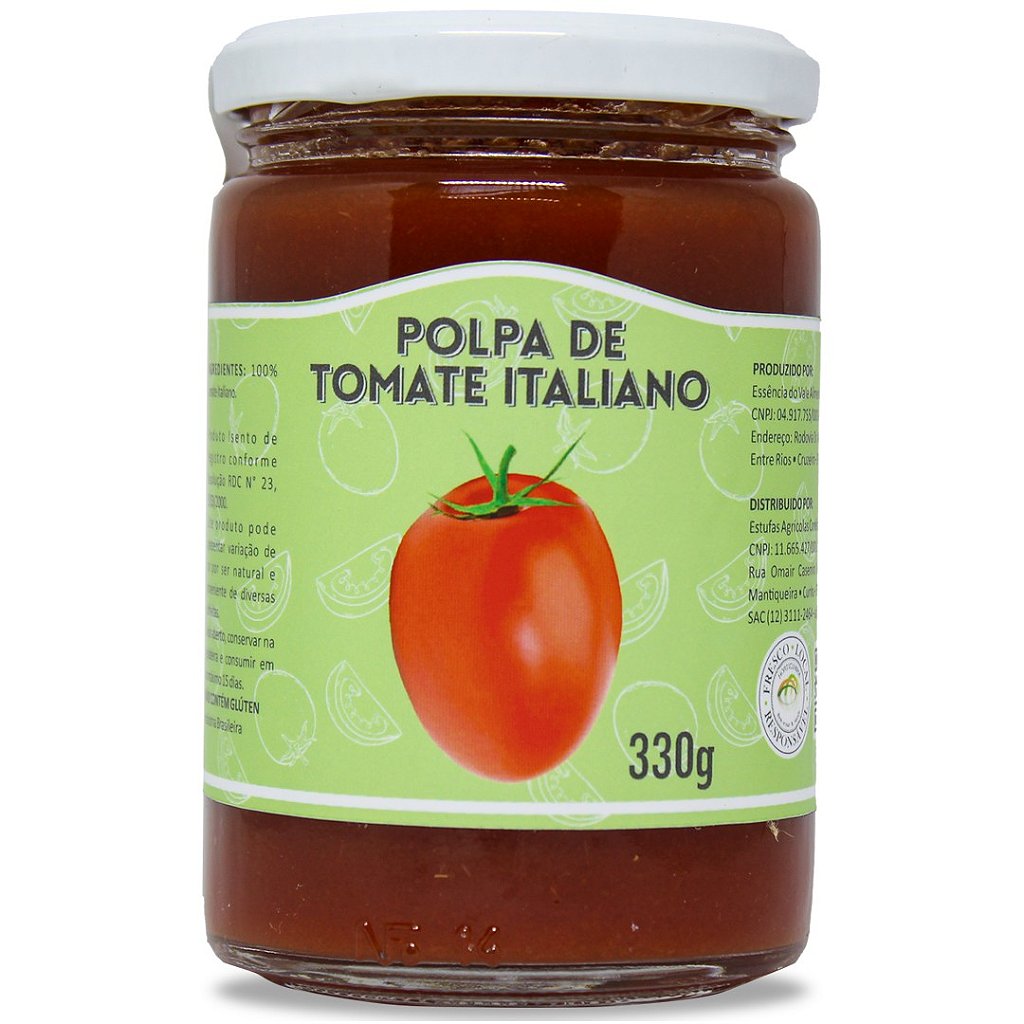 15446391675-ddc532ef97.jpg Passata (Polpa de Tomate Italiano) Horticunha 330g - Imagem 1