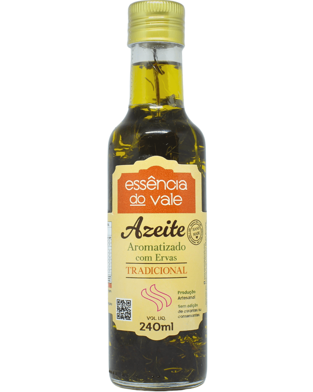 15482484334-azeite-aromatizado-com-ervas-tradicional-fundo-branco-1.png Azeite Aromatizado com Ervas Tradicional 240ml - Imagem 1