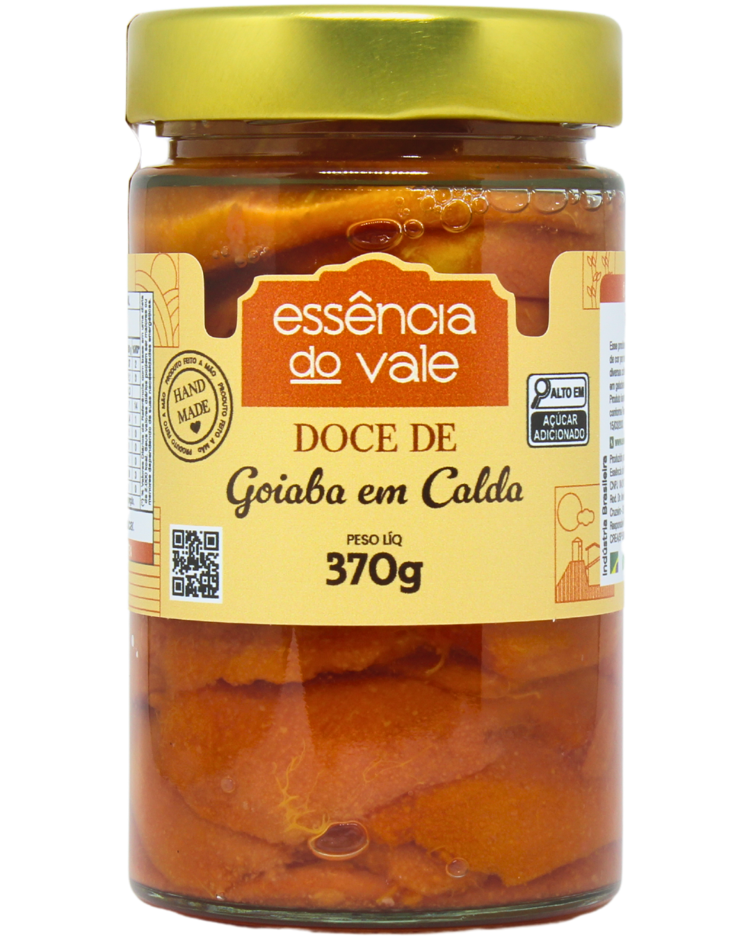 15482516686-doce-de-goiaba-em-calda-foto-fundo-branco.png Doce de Goiaba em Calda Essência do Vale 370g - Imagem 1