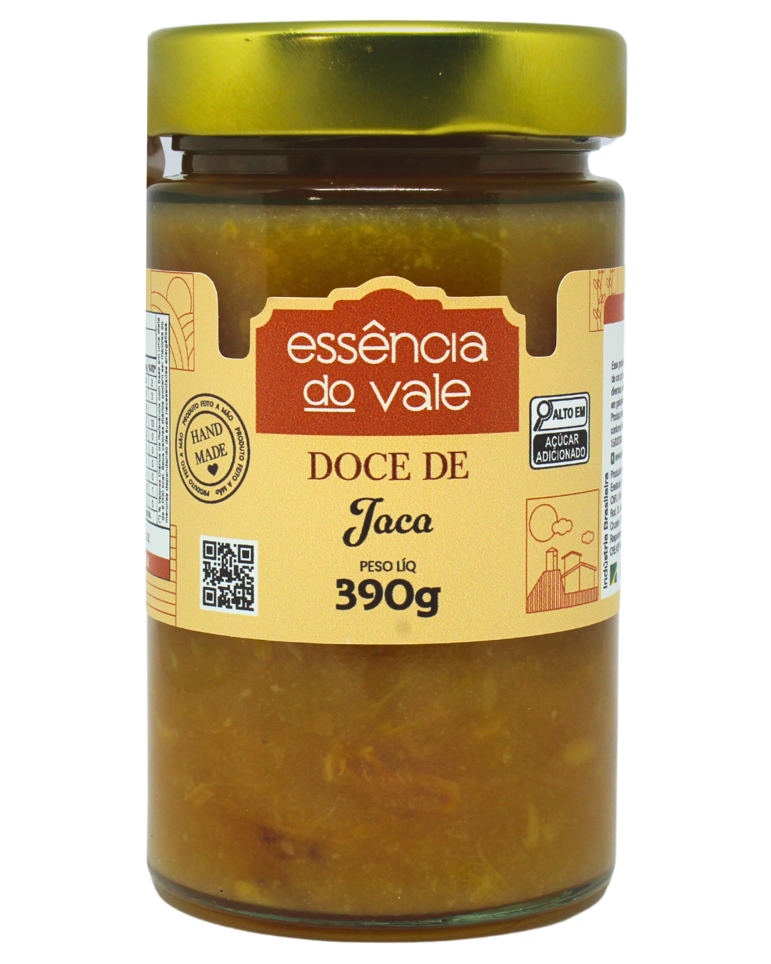 15485668290-doce-de-jaca-fundo-branco.png Doce de Jaca da Essência do Vale 390g - Imagem 1
