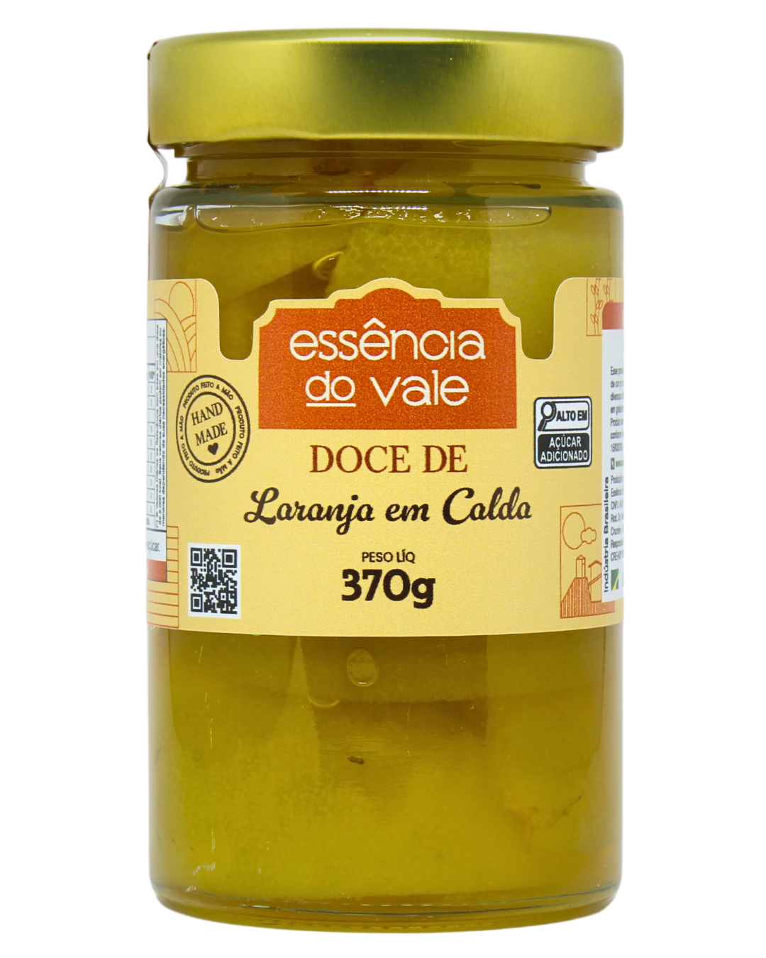 15485684817-laranja-em-calda-fundo-branco.png Doce de Laranja em Calda da Essência do Vale 370g - Imagem 1