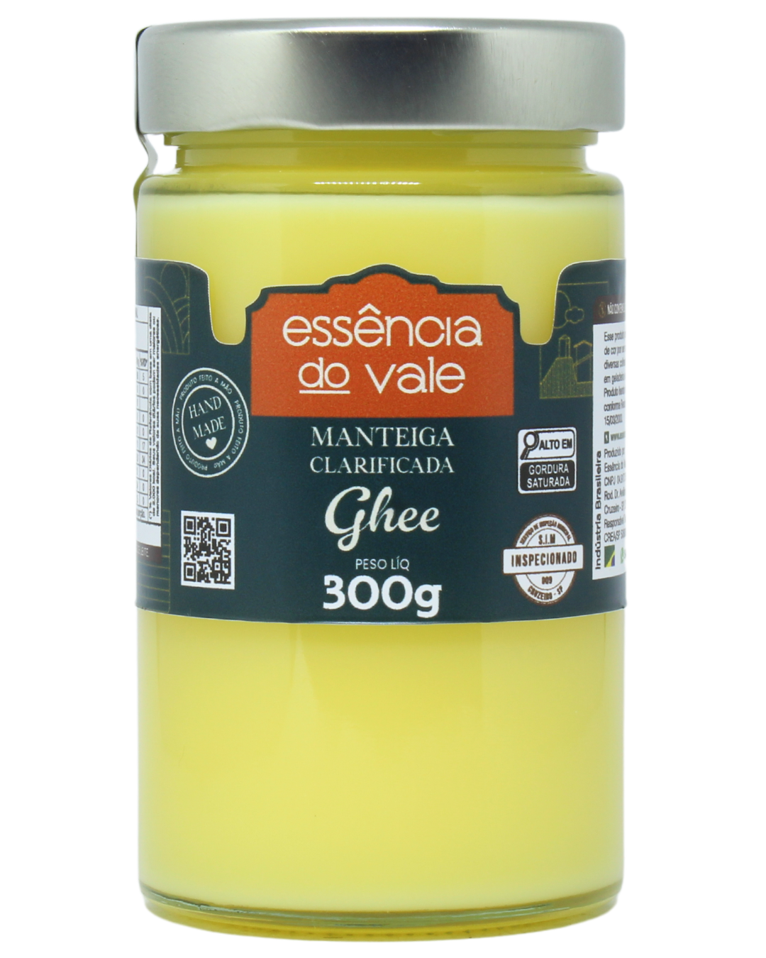 15488921083-manteiga-clarificada-ghee-fundo-branco.png Manteiga Ghee 300g Tradicional Clarificada - Imagem 1