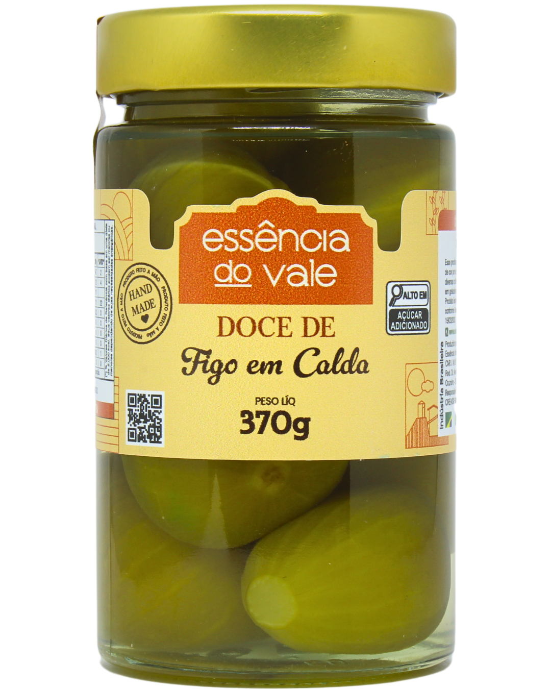 15492012263-figo-em-calda-fundo-branco.png Doce de Figo em Calda da Essência do Vale 370g - Imagem 1