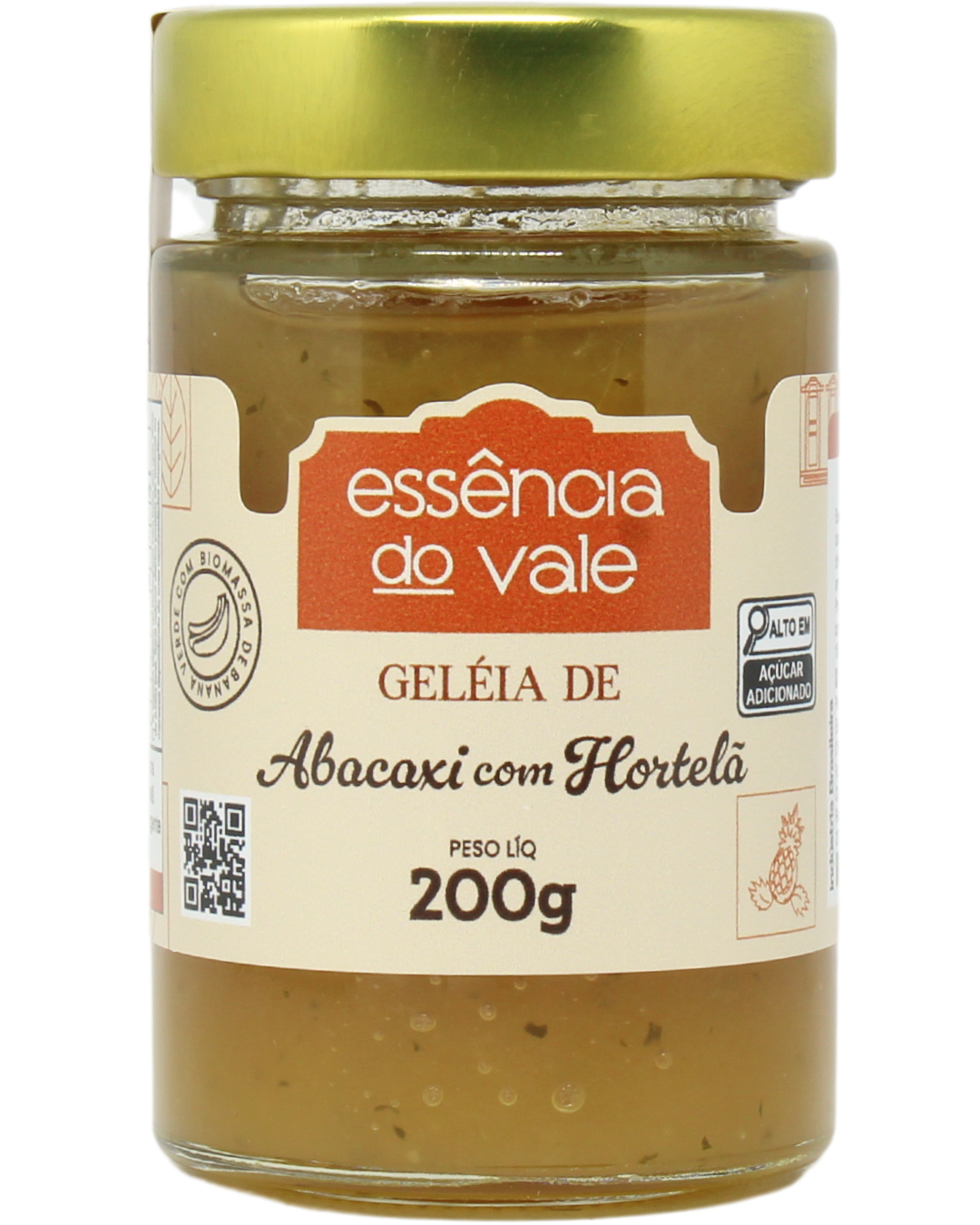 15492351436-geleia-de-abacaxi-com-hortela-fundo-branco.png Geleia de Abacaxi com Hortelã 200g - Imagem 1