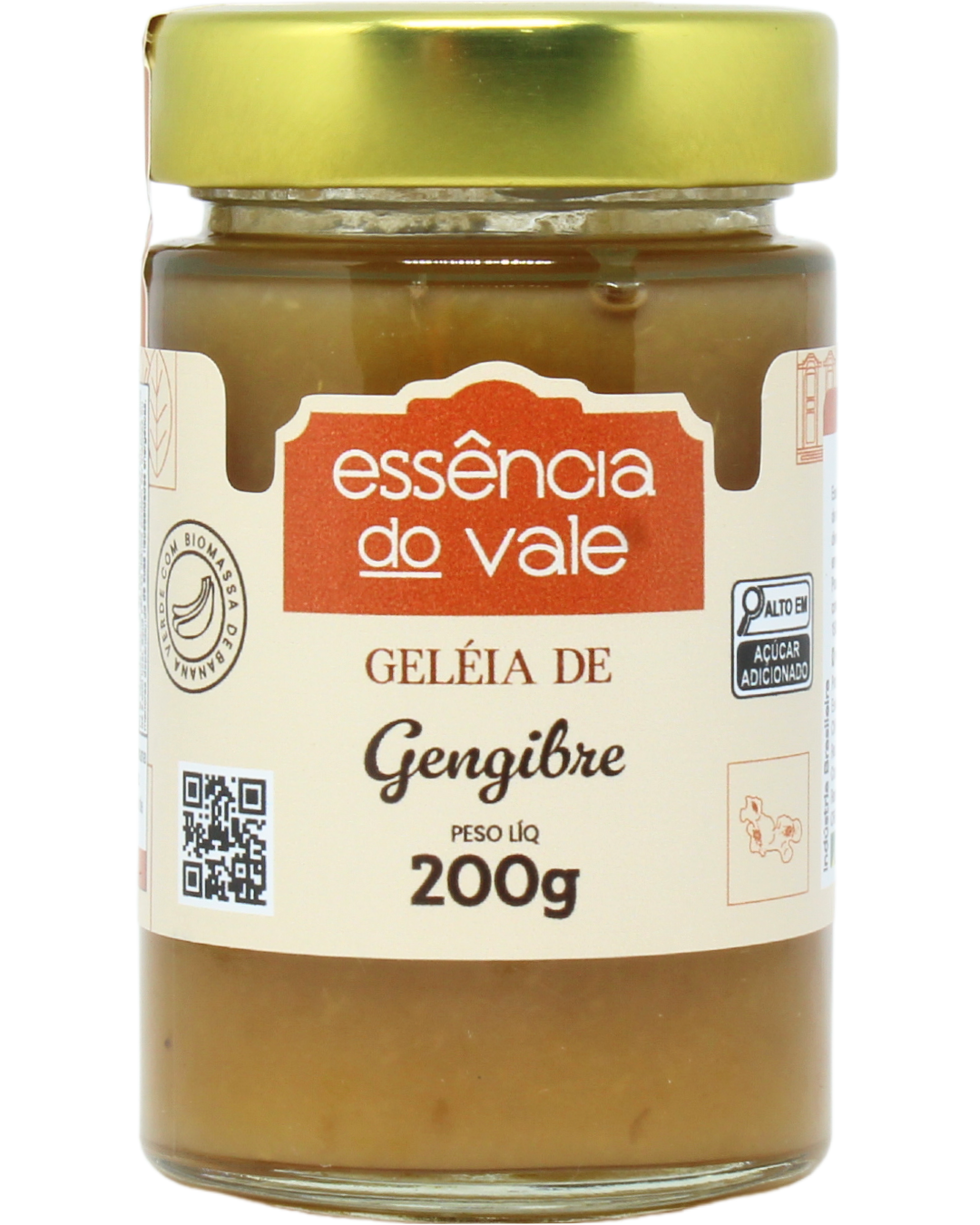 15492438993-geleia-de-gengibre-fundo-branco.png Geleia de Gengibre Essência do Vale 200g - Imagem 1