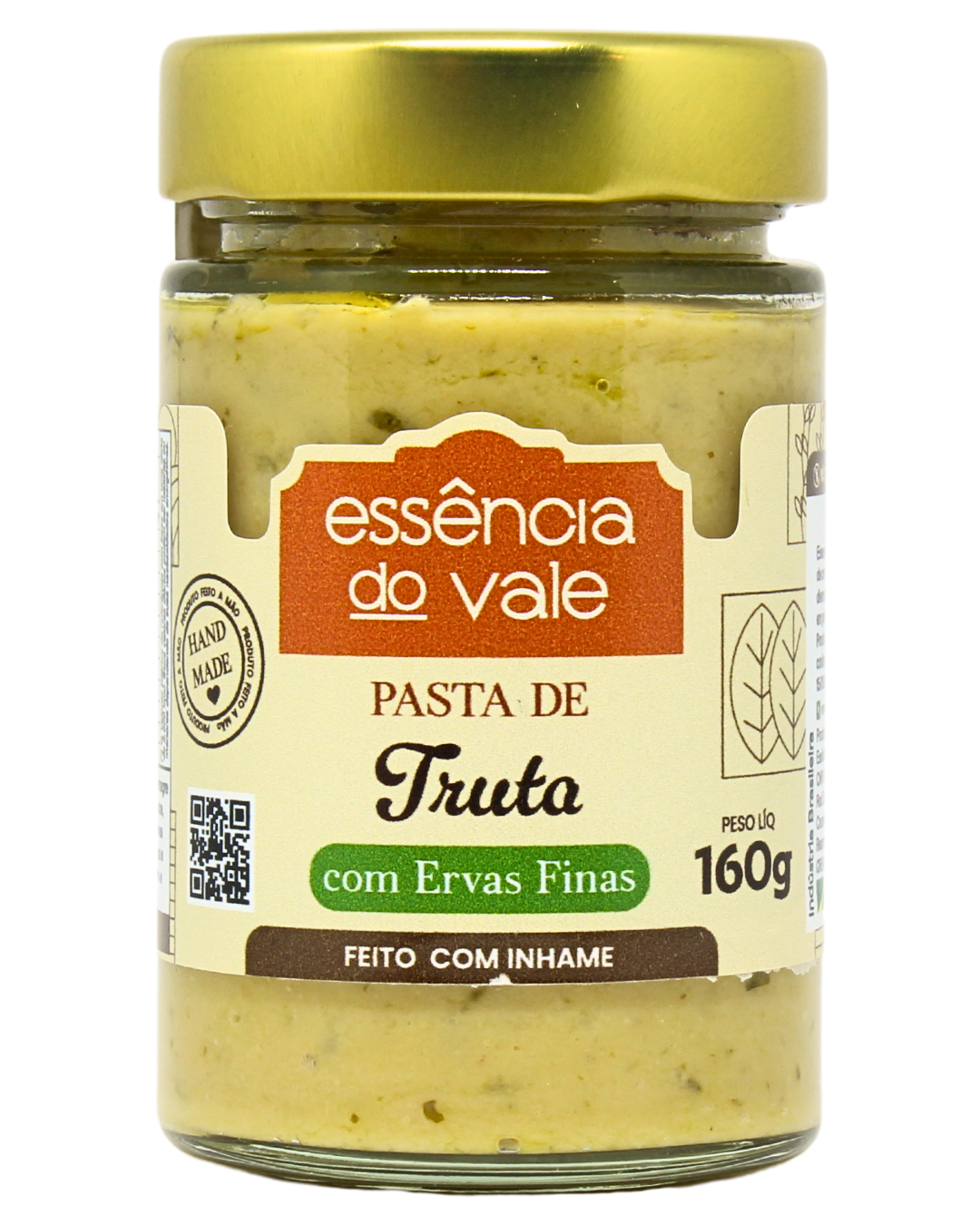 15492522218-pasta-de-truta-com-ervas-finas-fundo-branco.png Pasta de Truta Defumada com Ervas Finas Essência do Vale 160g - Imagem 1