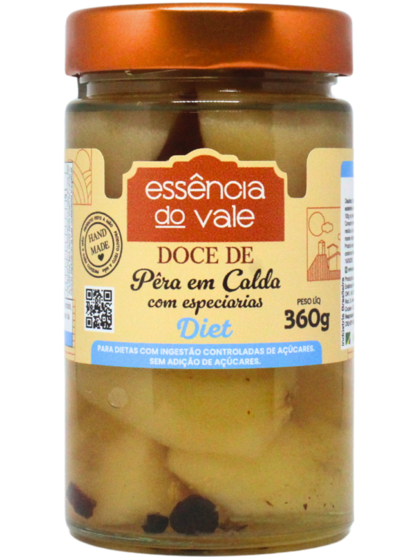 Edição Limitada Pêra em Calda com Especiarias Sem Açúcar 360g