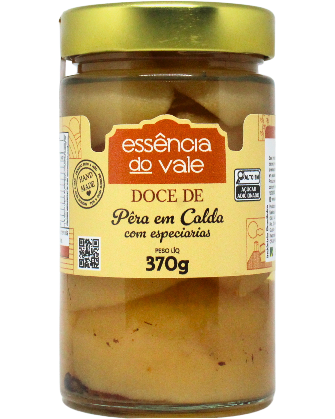 15492749329-pera-em-calda-fundo-branco.png Edição Limitada Pêra em Calda da Essência do Vale 370g - Imagem 1