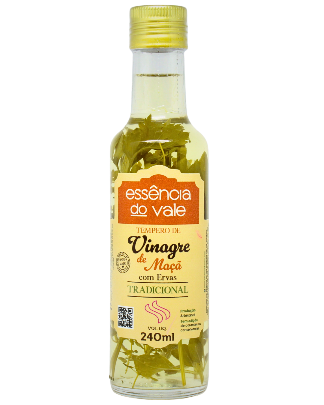 15493034088-vinagre-com-ervas-tradicional-fundo-branco.png Vinagre Aromatizado com Ervas Tradicional 240ml - Imagem 1