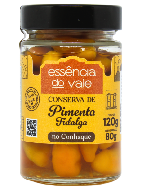 Pimenta no Conhaque em Conserva Essência do Vale 120g