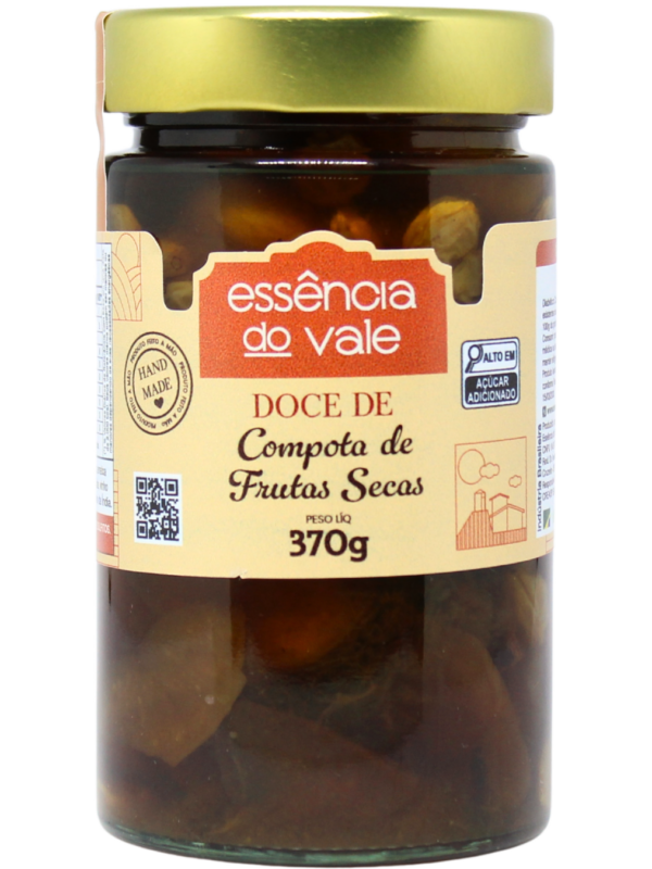 Edição Limitada Compota de Frutas Secas Pessach da Essência do Vale 370g