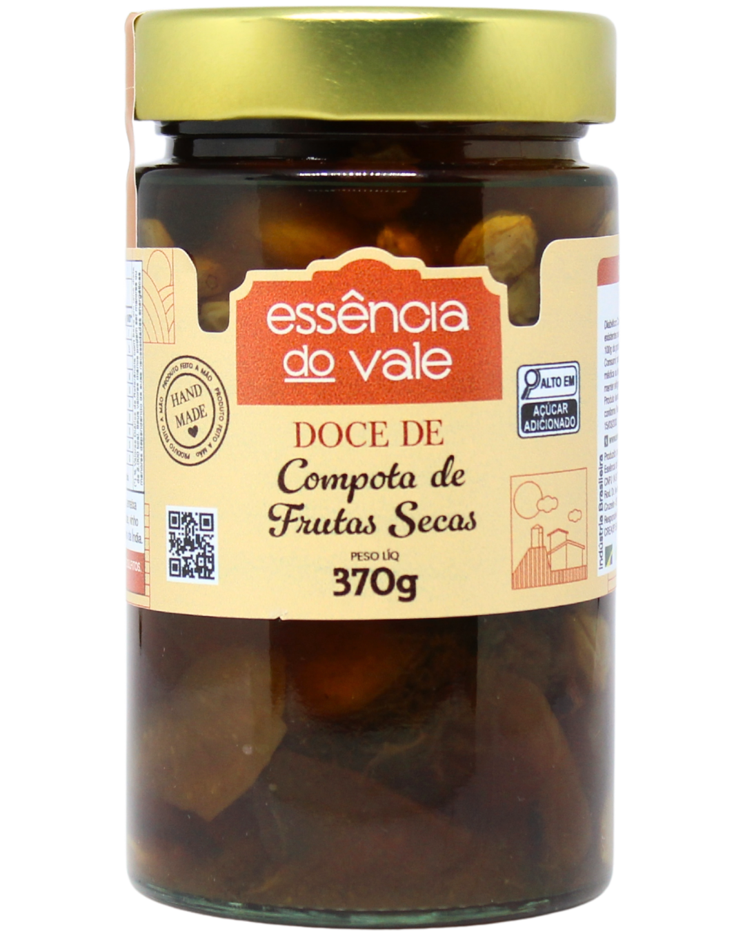 15493050132-compota-de-frutas-secas-fundo-branco.png Edição Limitada Compota de Frutas Secas Pessach da Essência do Vale 370g - Imagem 1