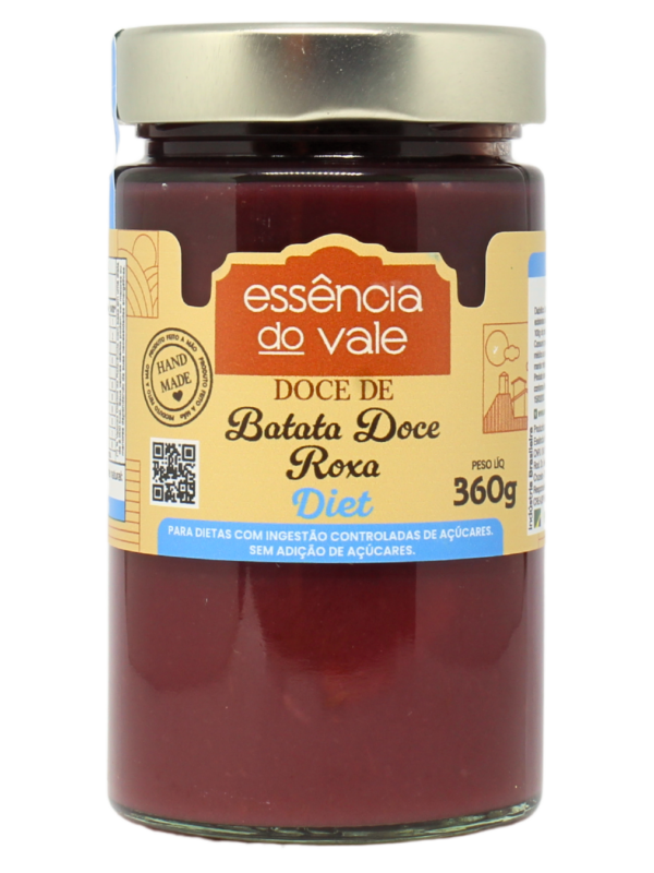 Edição Limitada Doce de Batata Doce Roxa Sem Açúcar 370g