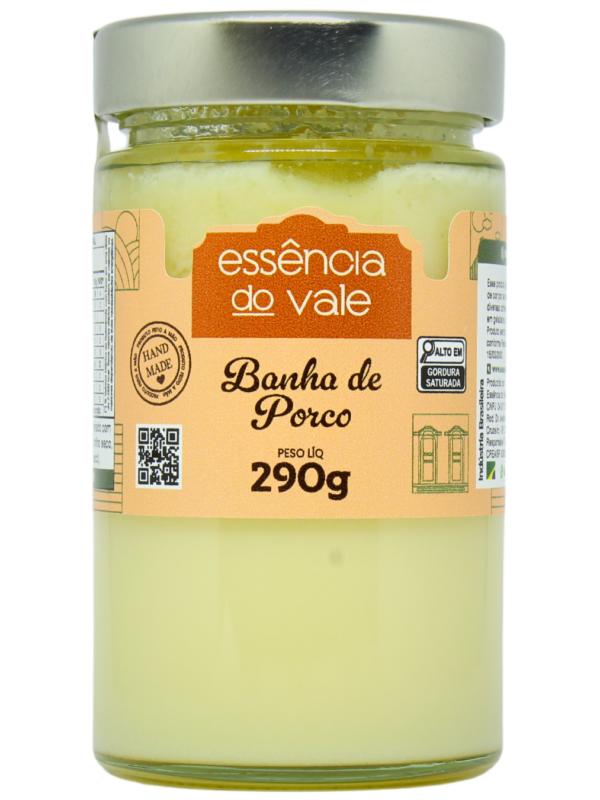 Banha de Porco Essência do Vale 290g