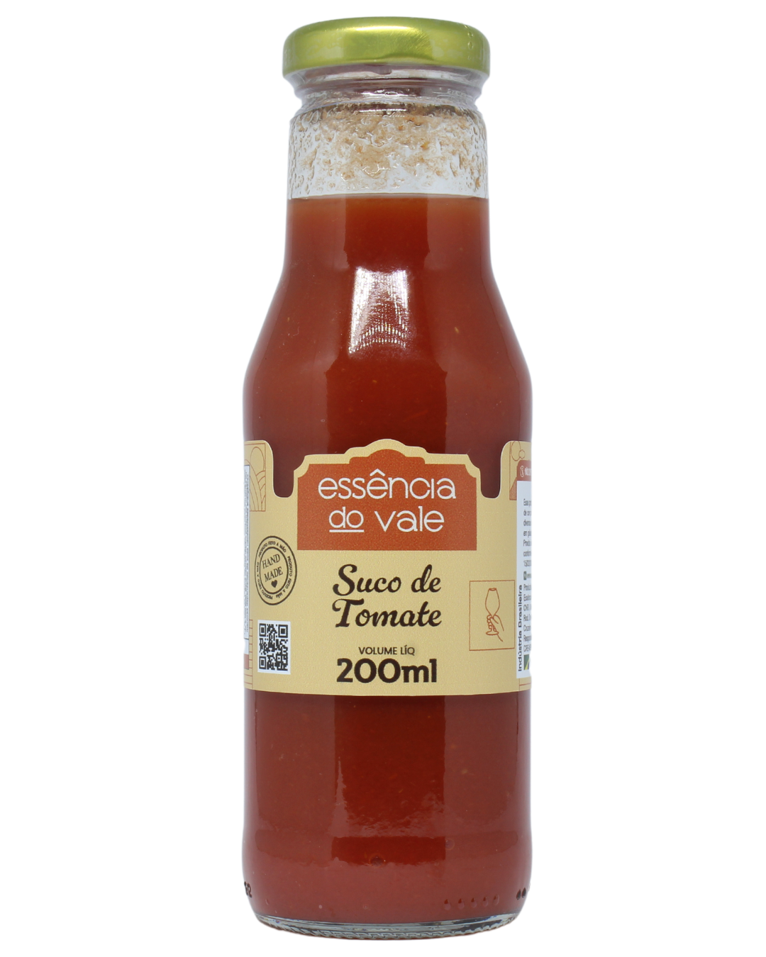 15493218256-suco-de-tomate-fundo-branco.png Suco de Tomate Integral da Essência do Vale 300g - Imagem 1