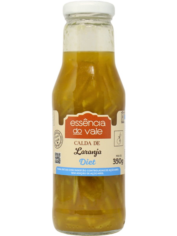 Calda Natural de Laranja Sem Adição de Açúcar da Essência do Vale 350g