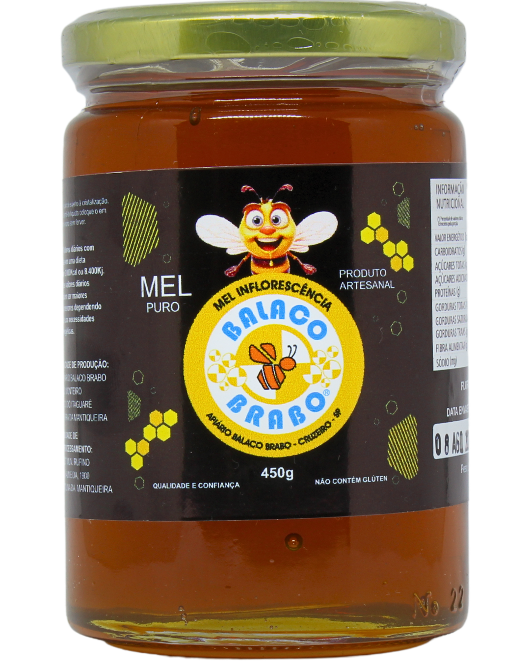 15493401589-mel-balaco-brabo-450g-fundo-branco.png Mel Silvestre Balaco Brabo 450g - Imagem 1