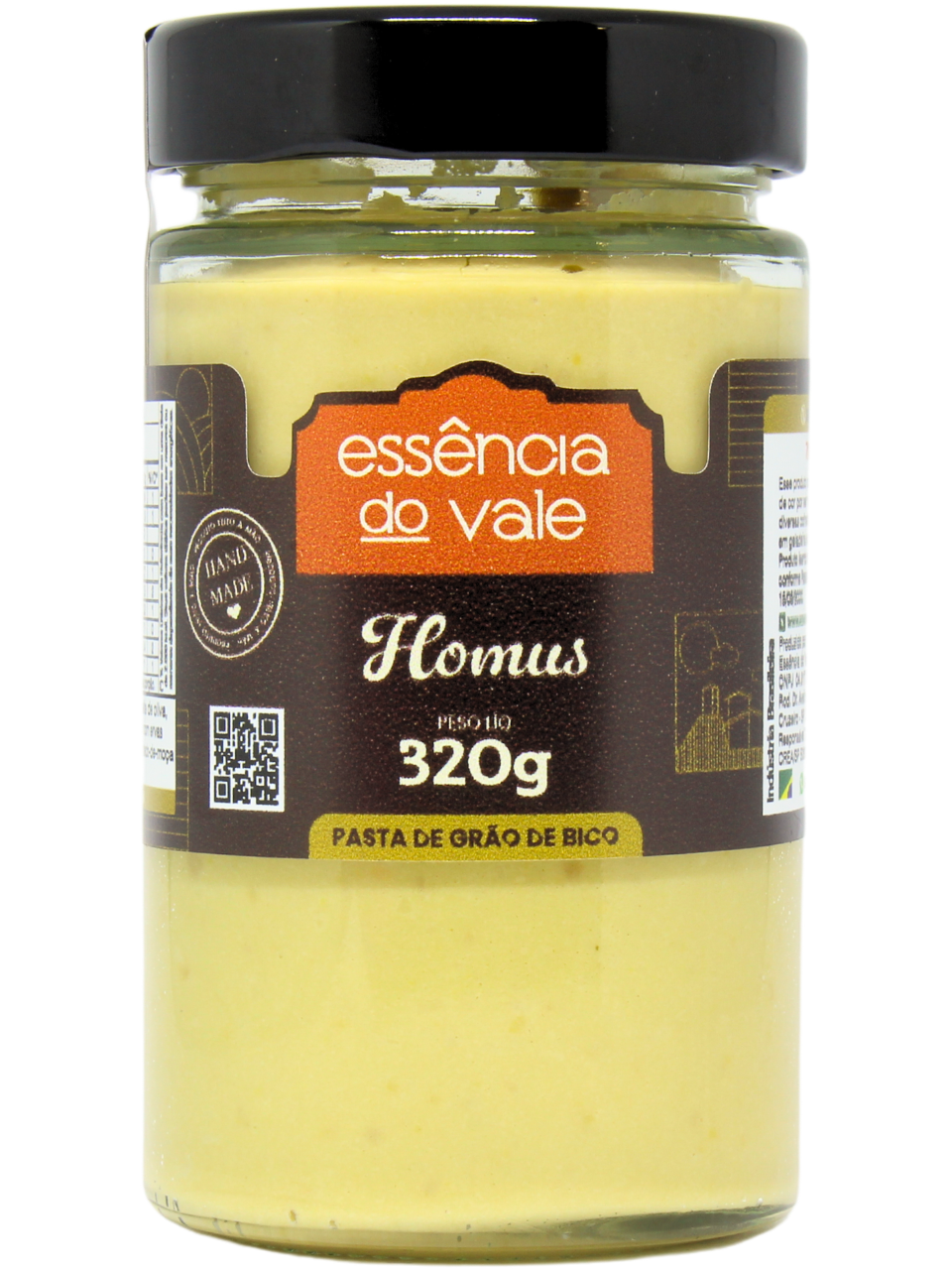 15493409641-homus-fundo-branco.png Homus Pasta de Grão de Bico da Essência do Vale 320g - Imagem 1
