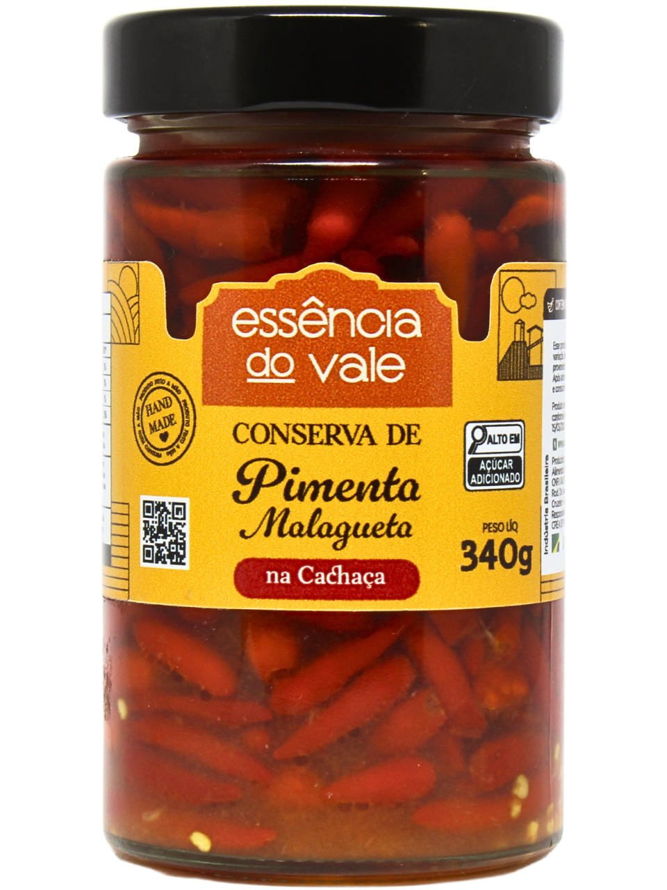 15493410149-pimenta-malagueta-na-cachaca-fundo-branco.png Pimenta Malagueta na Cachaça em Conserva da Essência do Vale 340g - Imagem 1