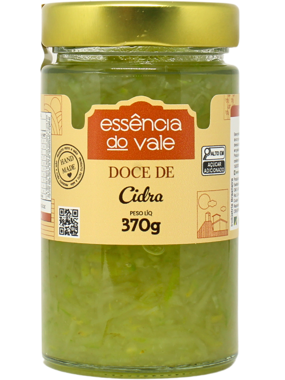 15493415966-doce-de-cidra-fundo-branco.png Doce de Cidra da Essência do Vale 370g - Imagem 1