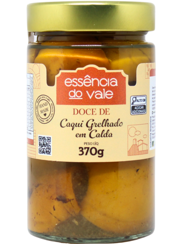Edição Limitada Caqui Grelhado em Calda da Essência do Vale 370g