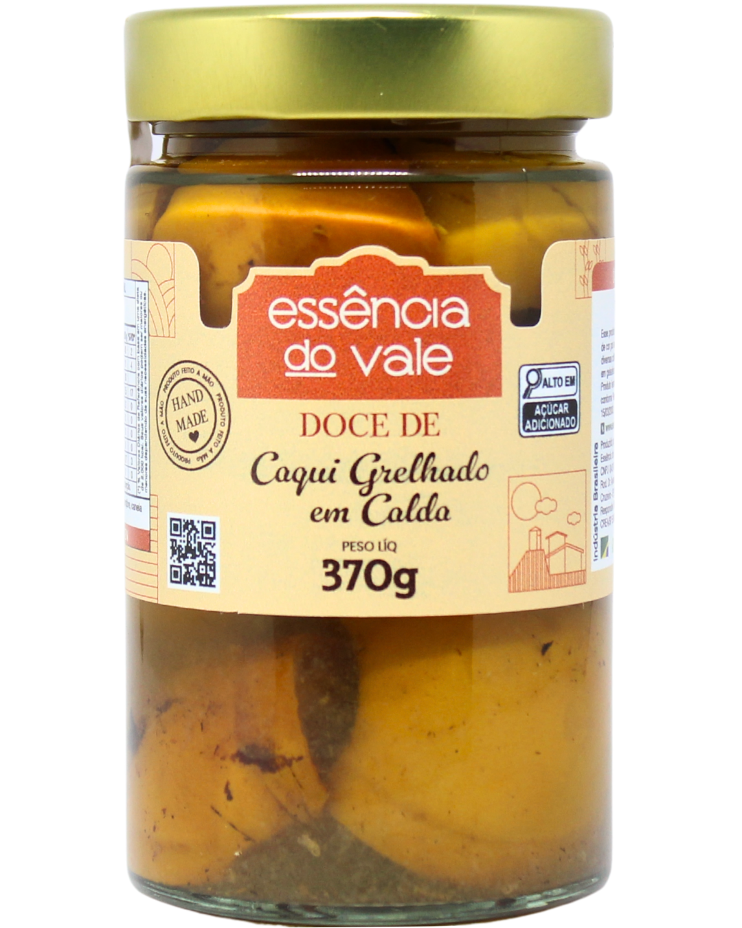15493428353-caqui-grelhado-em-calda-fundo-branco.png Edição Limitada Caqui Grelhado em Calda da Essência do Vale 370g - Imagem 1