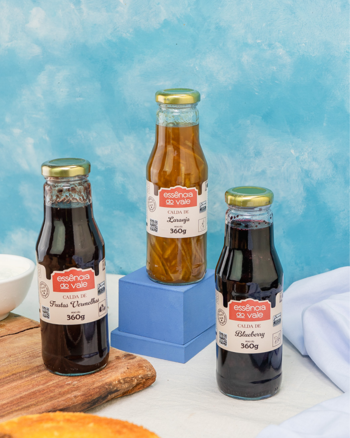 Calda Natural de Frutas Vermelhas Sem Adição de Açúcar 350g - Imagem 3