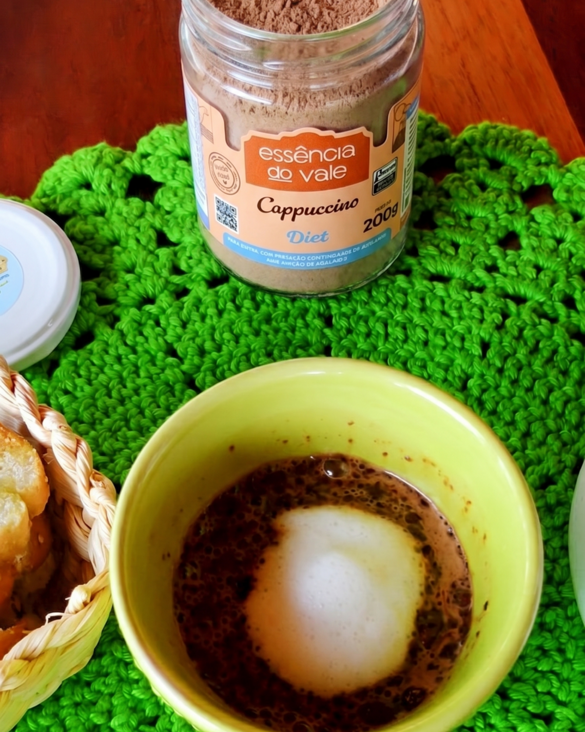 Cappuccino Diet Sem Adição de Açúcares Essência do Vale 200g - Imagem 3