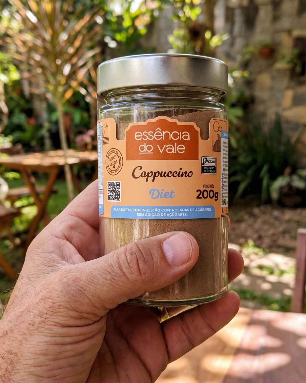 Cappuccino Diet Sem Adição de Açúcares Essência do Vale 200g - Imagem 2