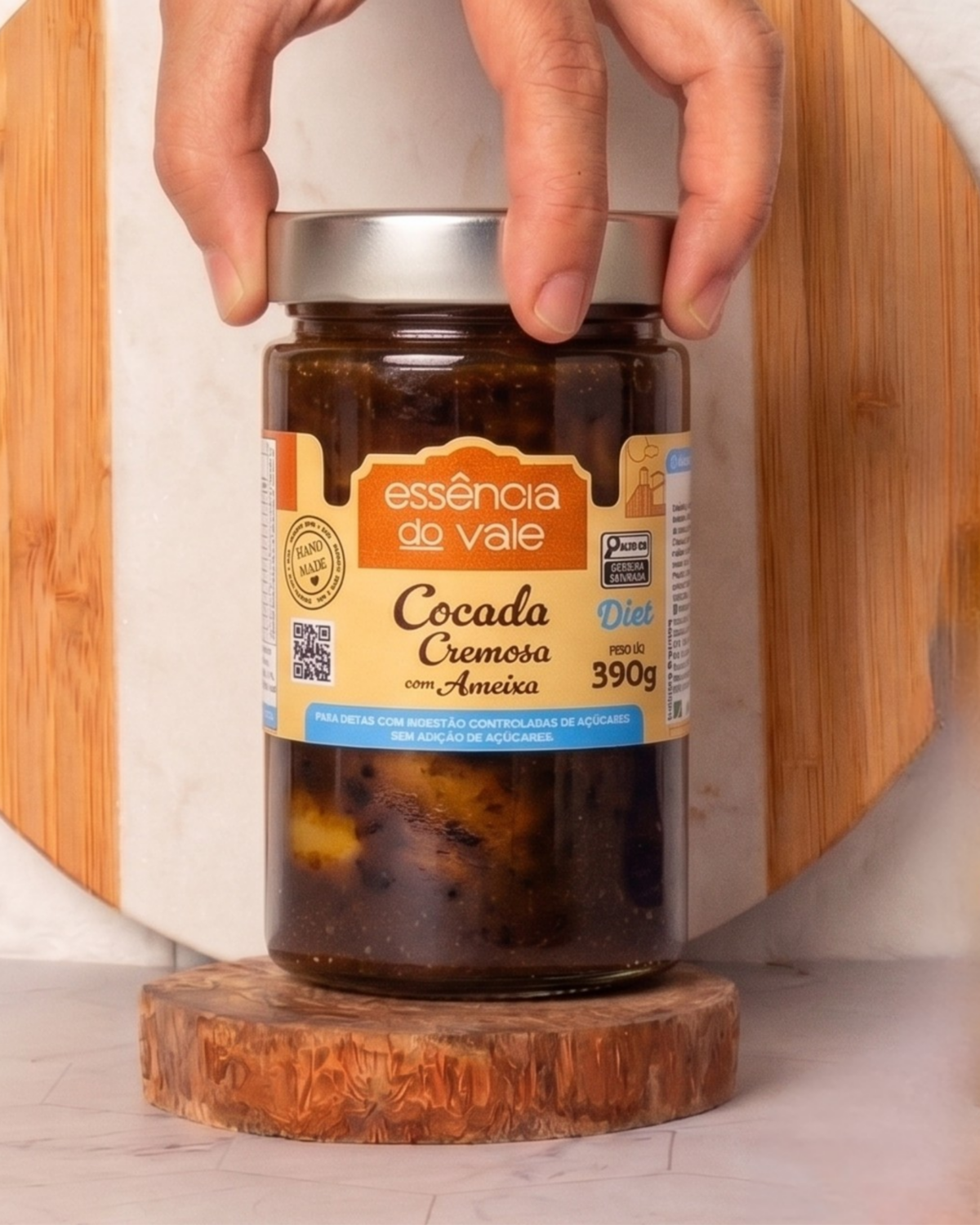 Cocada Cremosa com Ameixa Diet Sem Adição de Açúcar 390g - Imagem 4