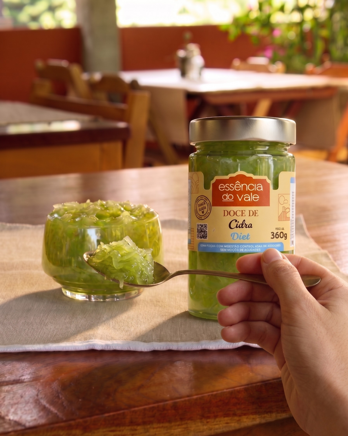 Doce de Cidra Diet Sem Adição de Açúcar da Essência do Vale 360g - Imagem 2