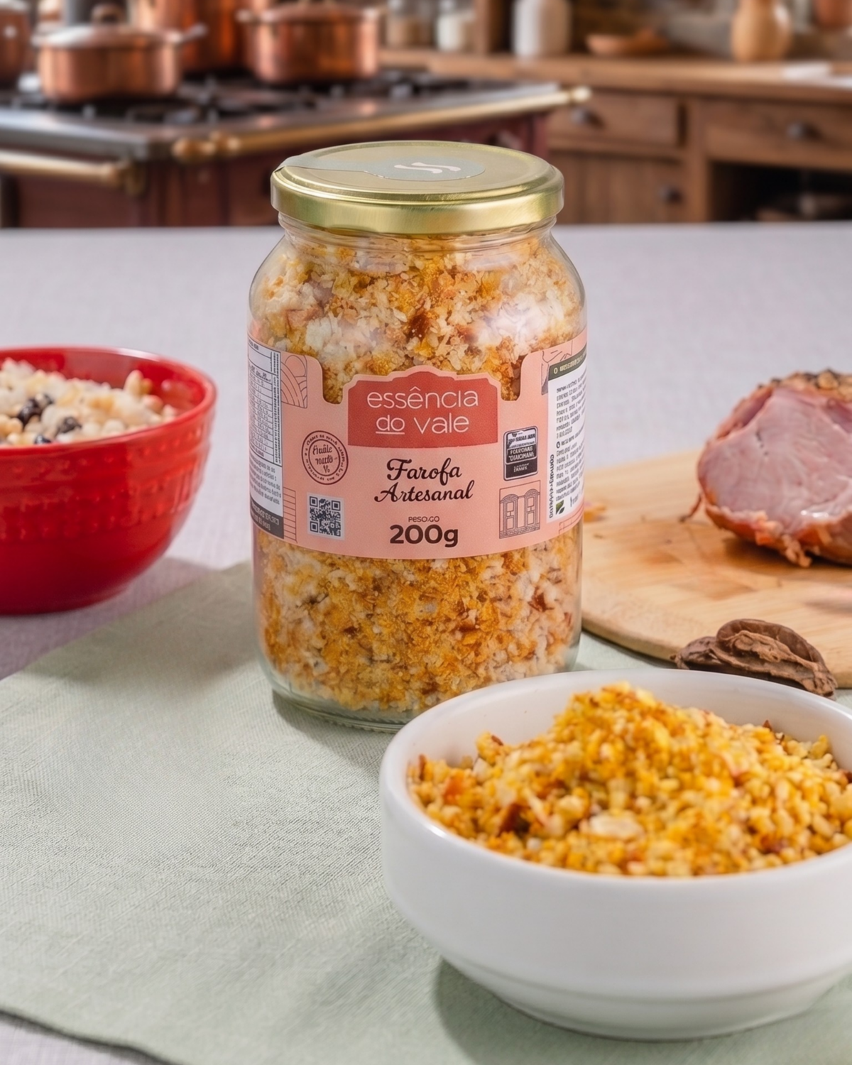 Farofa Artesanal com Bacon da Essência do Vale 200g - Imagem 2