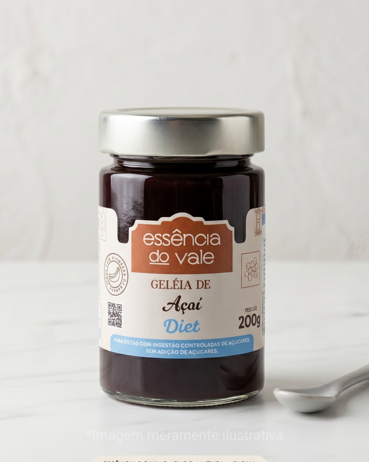 Geleia de Açaí Diet Sem Adição de Açúcar 200g - Imagem 3