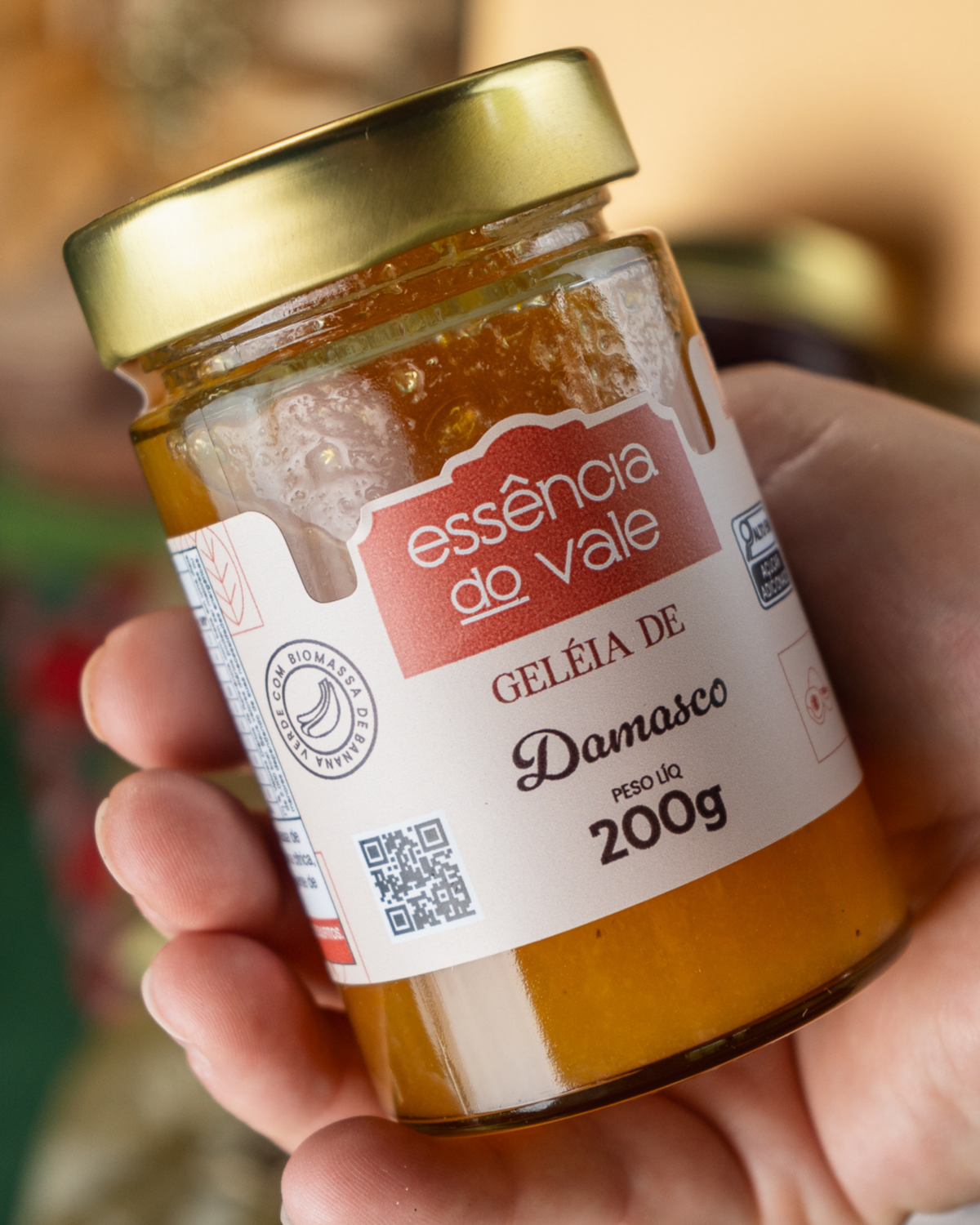 Geleia de Damasco da Essência do Vale 200g - Imagem 4