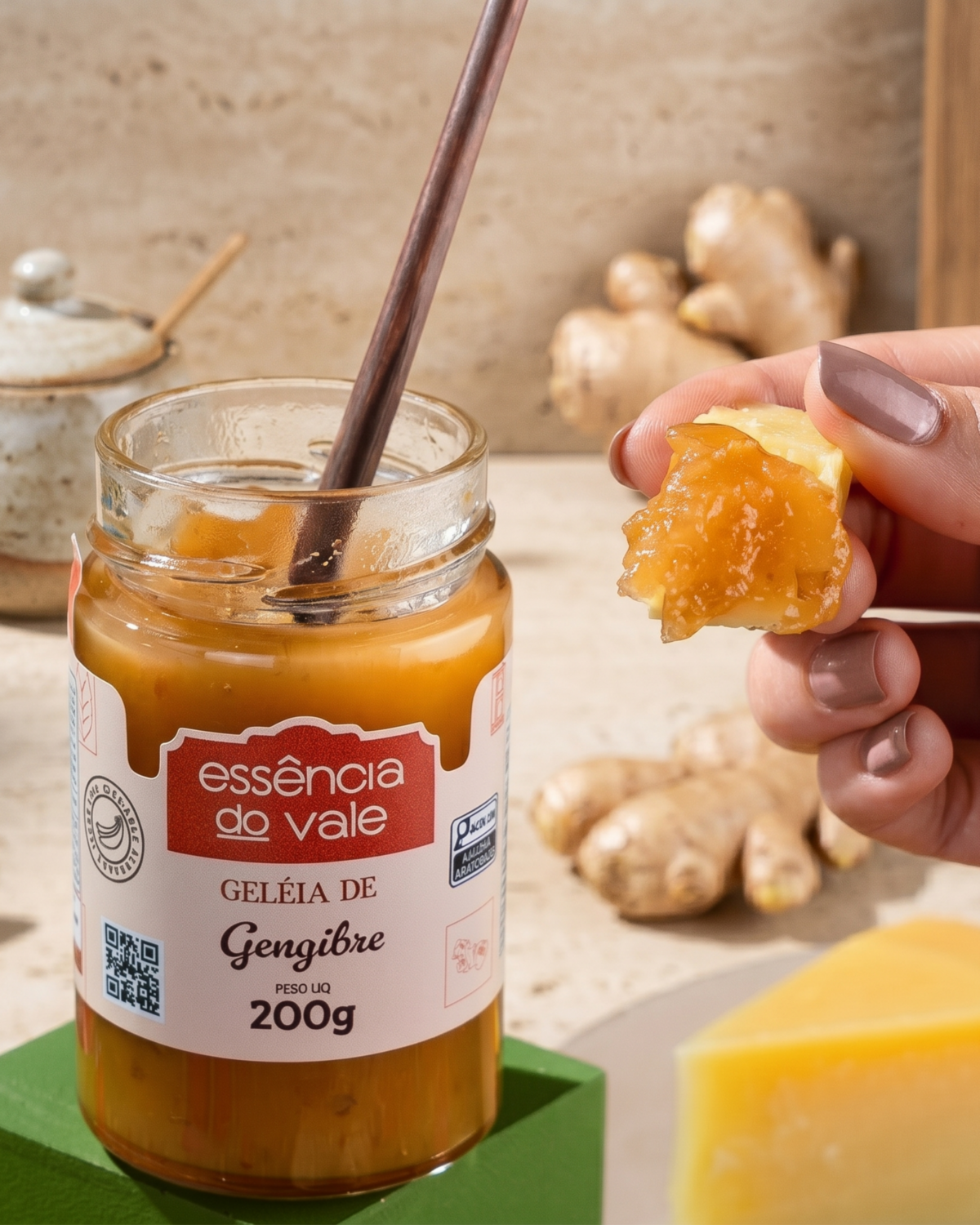 Geleia de Gengibre Essência do Vale 200g - Imagem 3