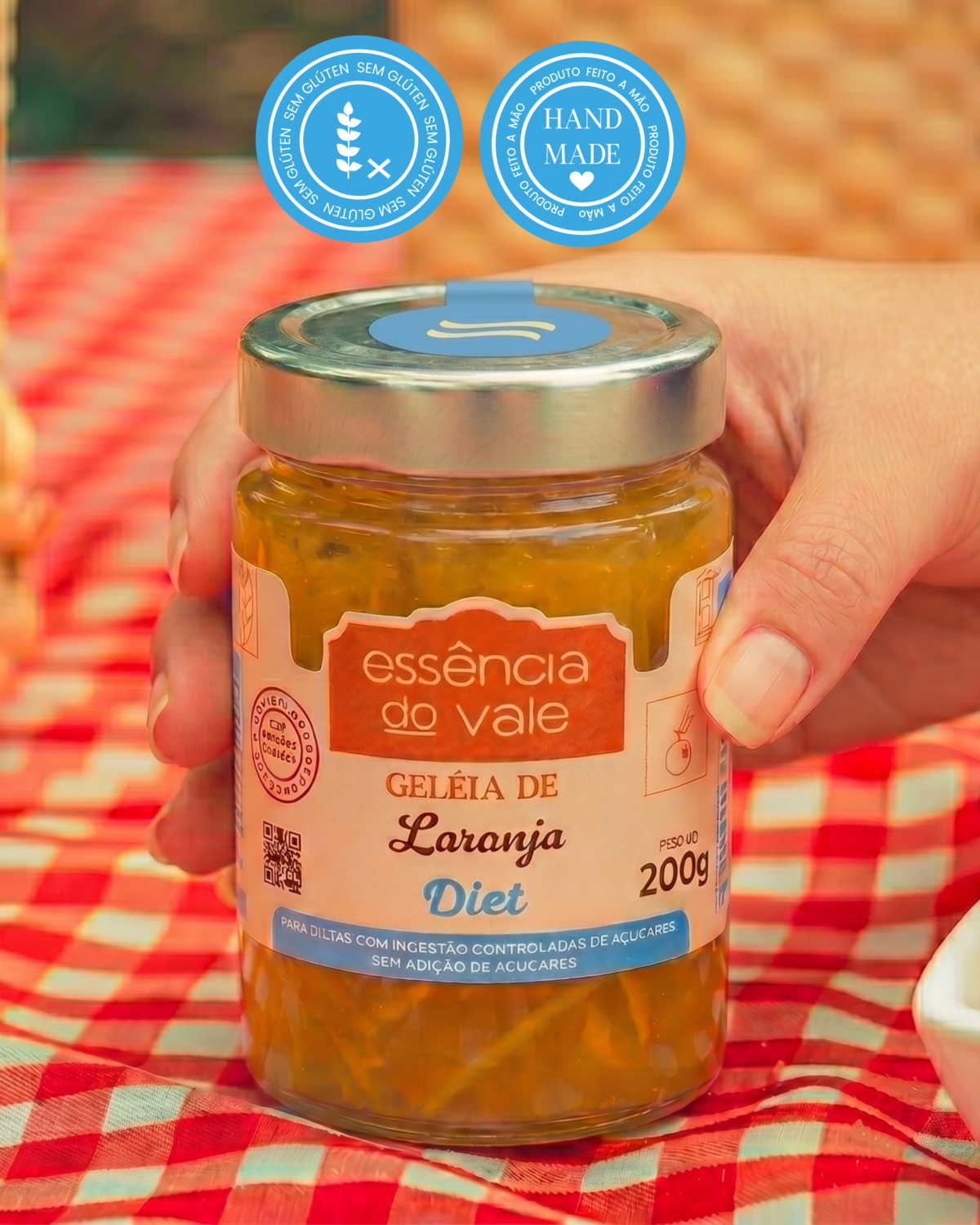 Geleia de Laranja com Pedaços de Casca Diet Sem Adição de Açúcar 200g - Imagem 4