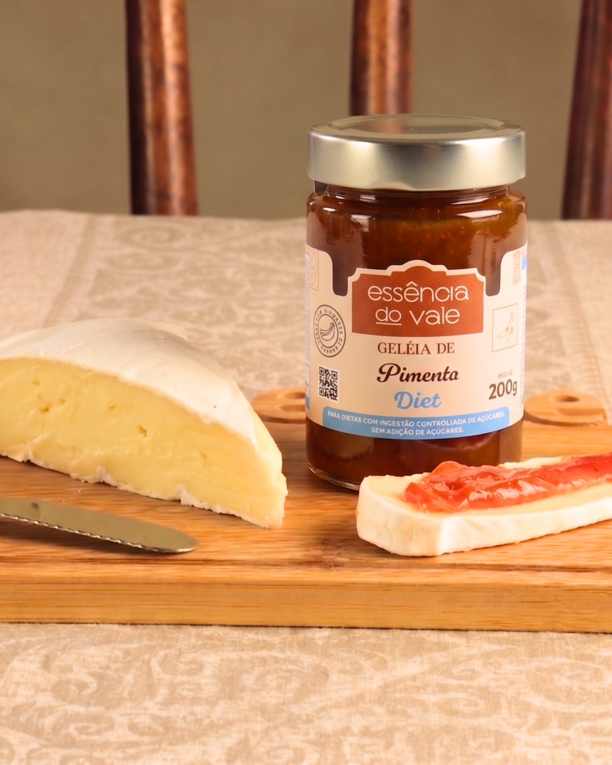 Geleia de Pimenta Diet Sem Adição de Açúcar da Essência do Vale 200g - Imagem 2