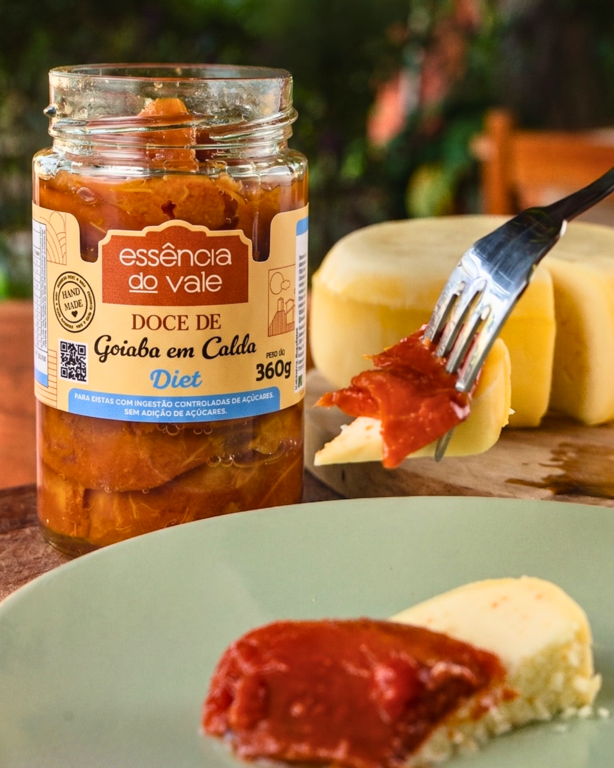 Doce de Goiaba em Calda Diet Sem Adição de Açúcar Essência do Vale 360g - Imagem 4