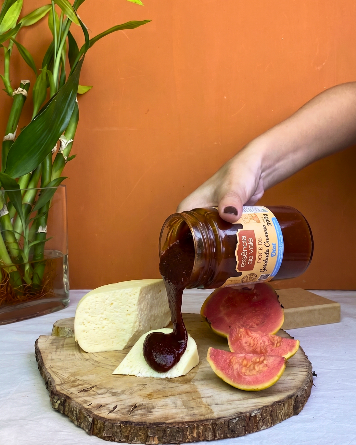 Goiabada Cremosa (JAM) Diet Sem Adição de Açúcar da Essência do Vale 390g - Imagem 2