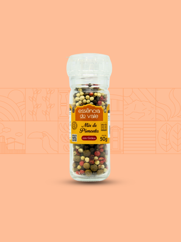 Mix de Pimentas em Grãos da Essência do Vale 50g
