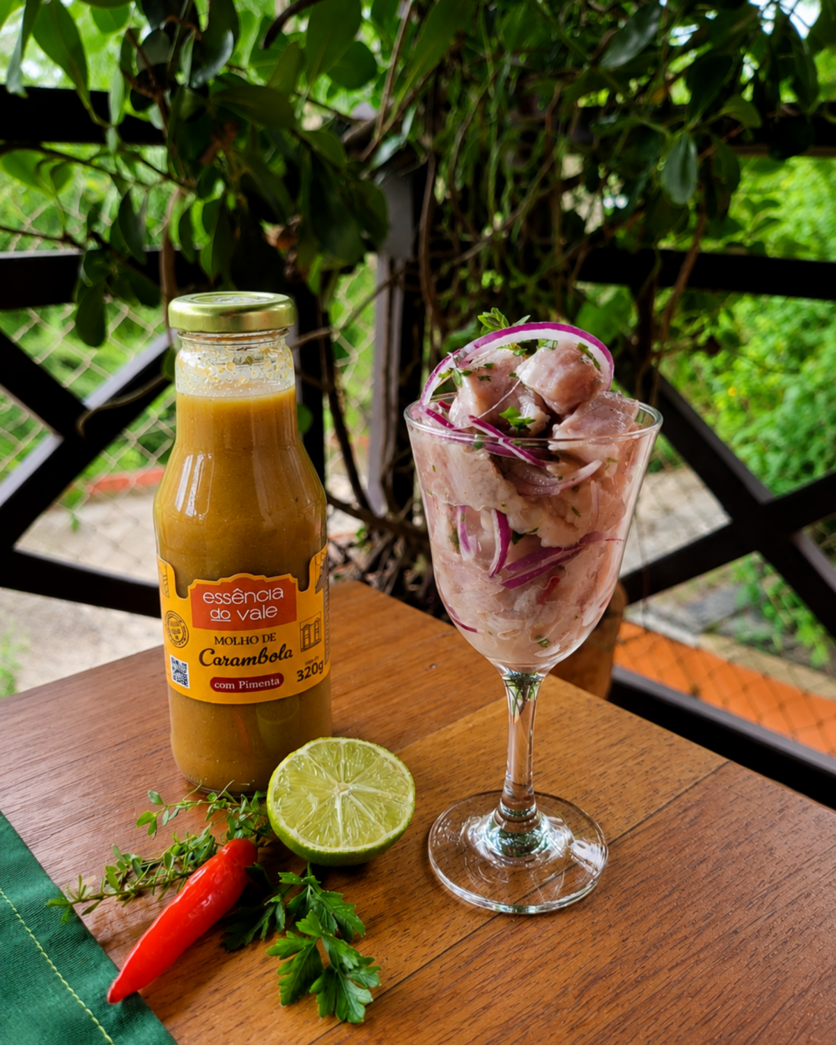 Molho de Carambola com Pimenta Habanero da Essência do Vale 320g - Imagem 2