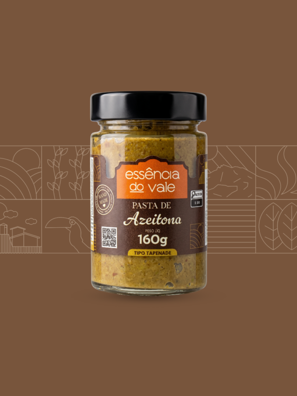 Pasta de Azeitona Tipo Tapenade Essência do Vale 160g