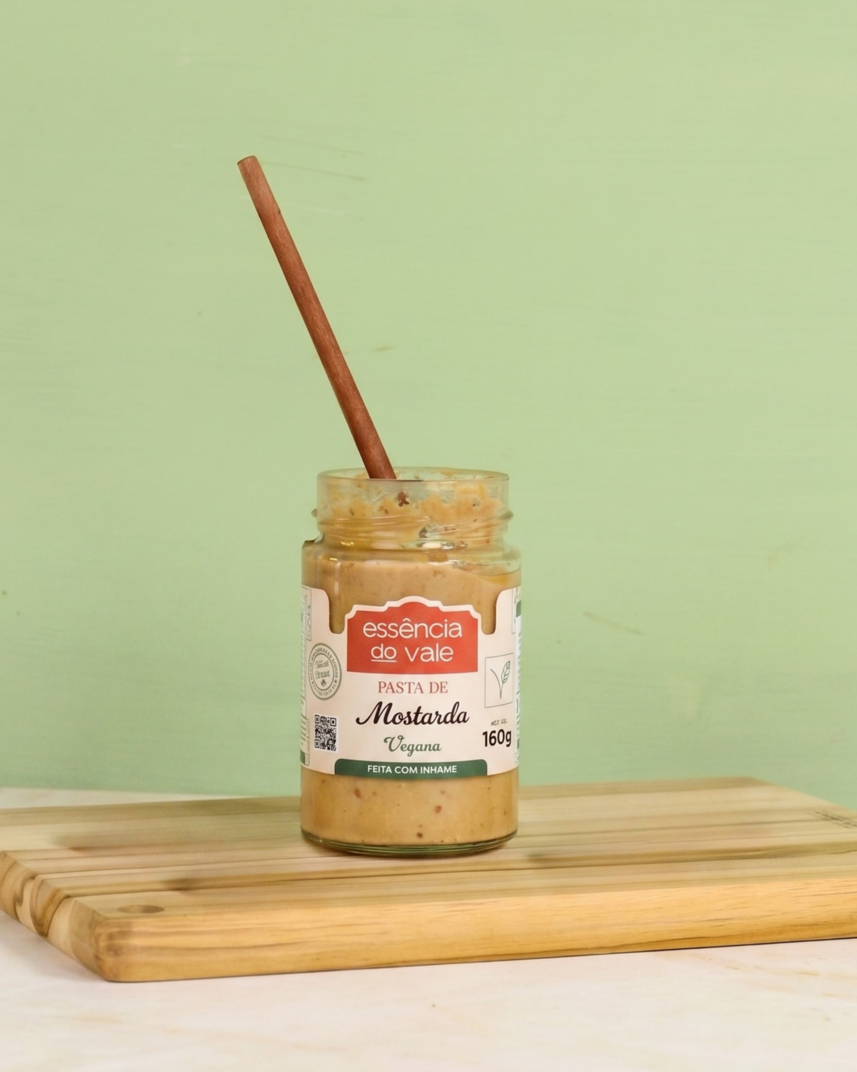Pasta Vegana de Mostarda Essência do Vale 160g - Imagem 3