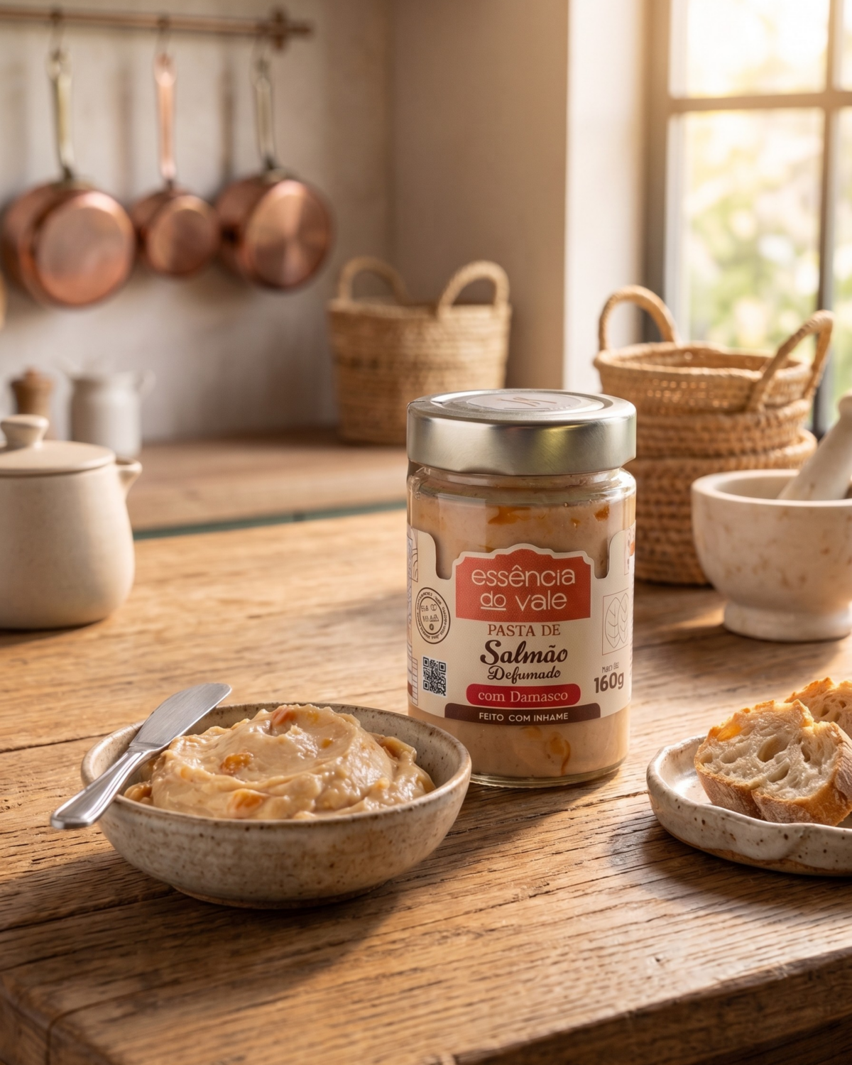 Pasta de Salmão com Damasco Essência do Vale 160g - Imagem 2