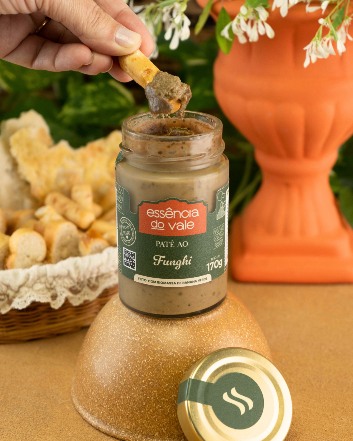 Patê ao Funghi Essência do Vale 170g - Imagem 2