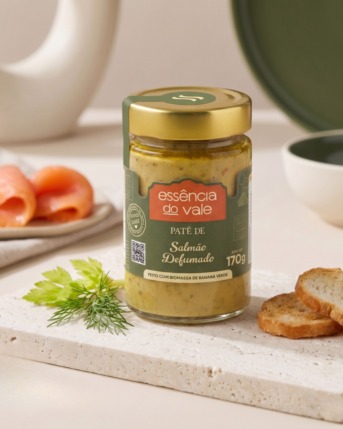 Patê de Salmão Defumado Essência do Vale 170g - Imagem 3