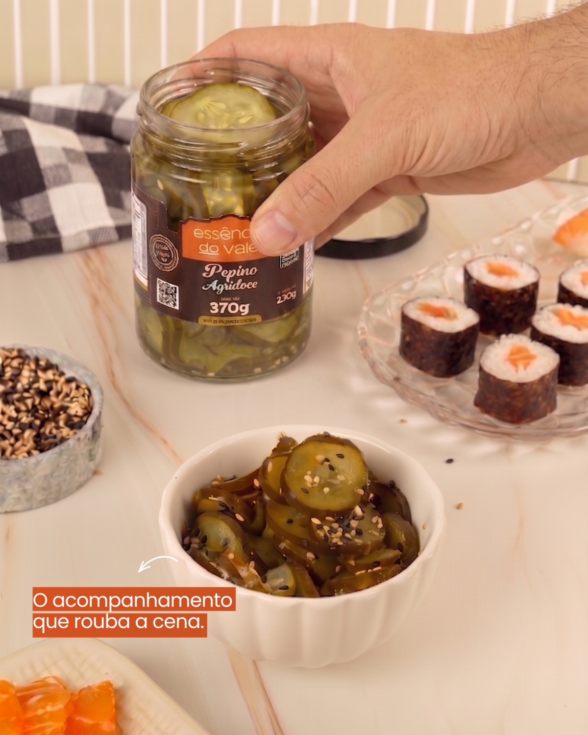 Pepino Agridoce Essência do Vale 370g - Imagem 3