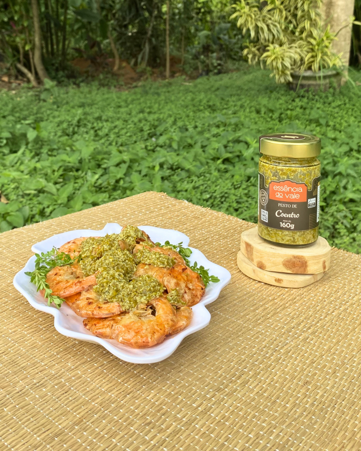 Pesto de Coentro Essência do Vale 160g - Imagem 4