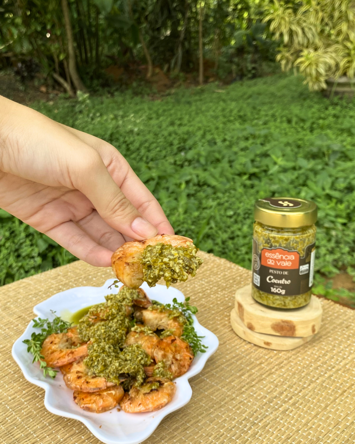 Pesto de Coentro Essência do Vale 160g - Imagem 2